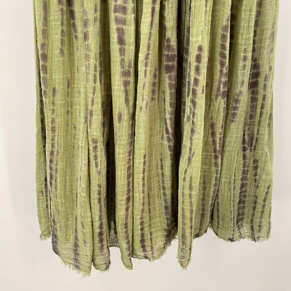 Free People One Ravenna Printed Convertible Maxi Skirt Earth Combo Tie Dye XS - Picture 7 of 13